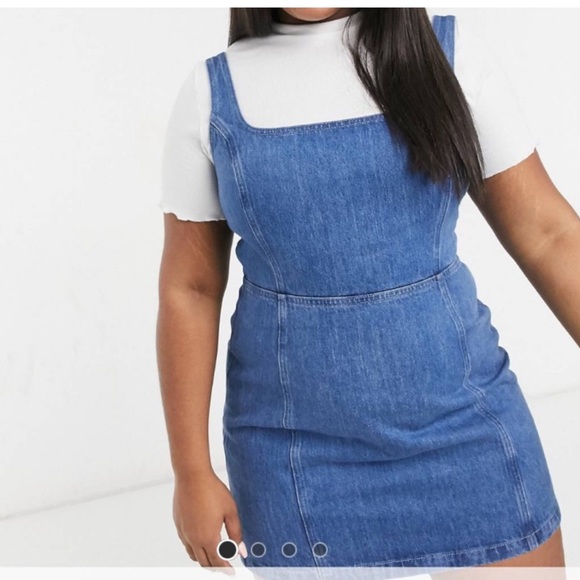 ASOS Curve Dresses & Skirts - ASOS Denim Mini Dress